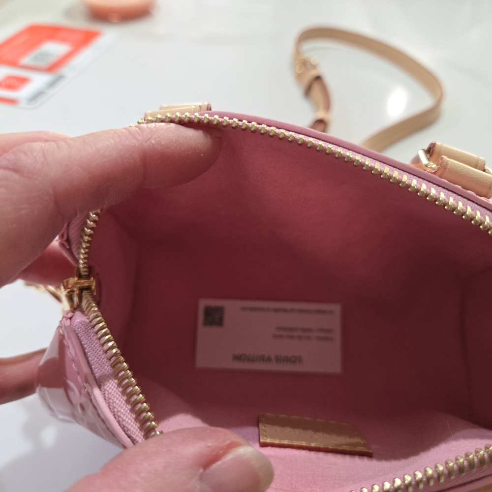 Louis Vuitton Pink Mini Bag with Gold Accents - Picture 3 of 7